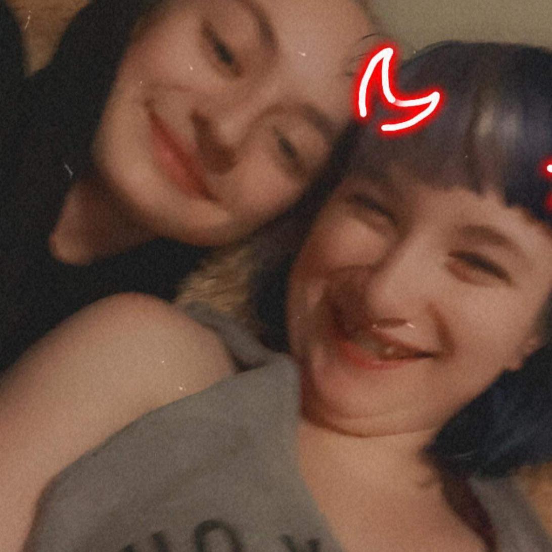 Us hanging out for the first time