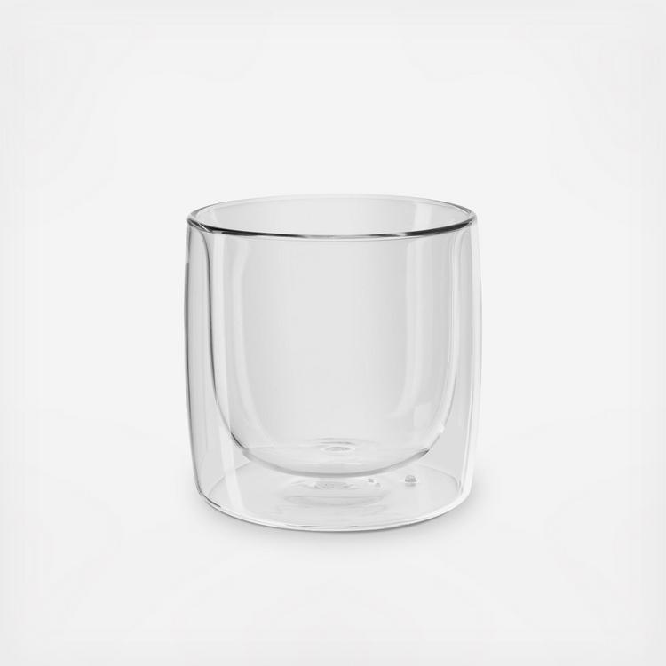 ZWILLING SORRENTO DOUBLE WALL GLASSWARE 10-OZ STEMLESS WHITE WINE