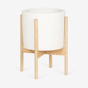 Case Study® Ceramic Plant Cylinder with Stand
