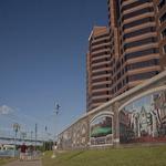 Roebling Murals on the Floodwalls of Covington KY
