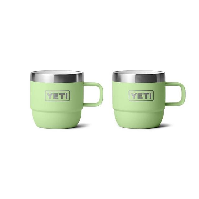 YETI Rambler 6 oz Stackable Mug, Stainless Steel, Vacuum Insulated Espresso/Coffee Mug, 2 Pack