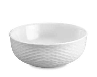 Pillivuyt Basketweave Porcelain Pasta Bowls