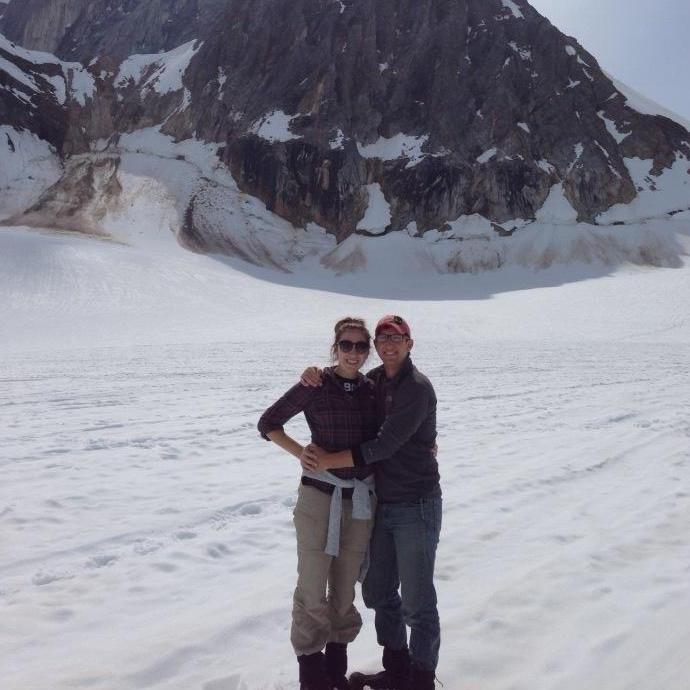 On a Glacier in Alaska