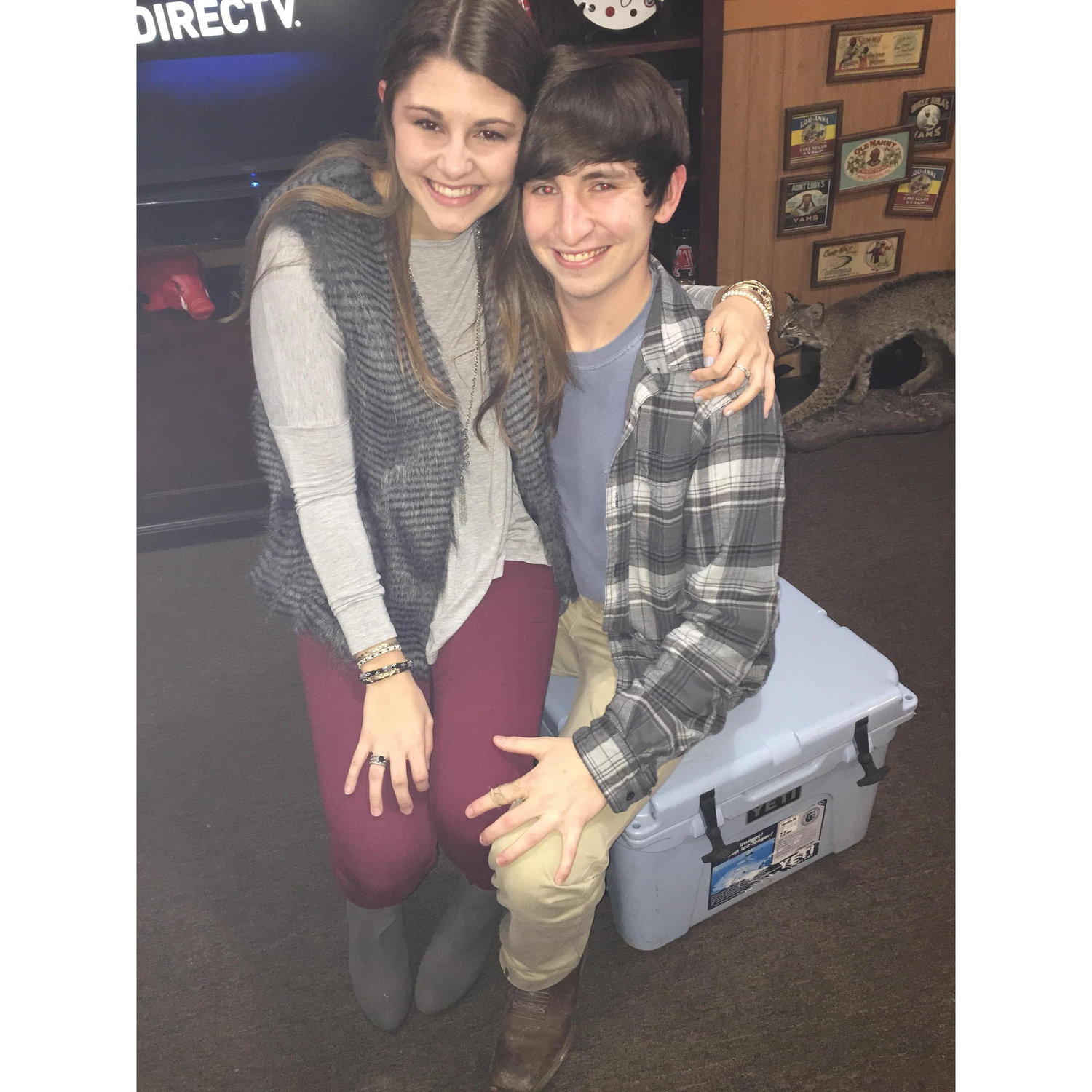 NYE 2014 - we were such babies haha!