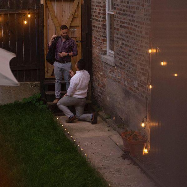 Jack on one knee asking me to marry him!