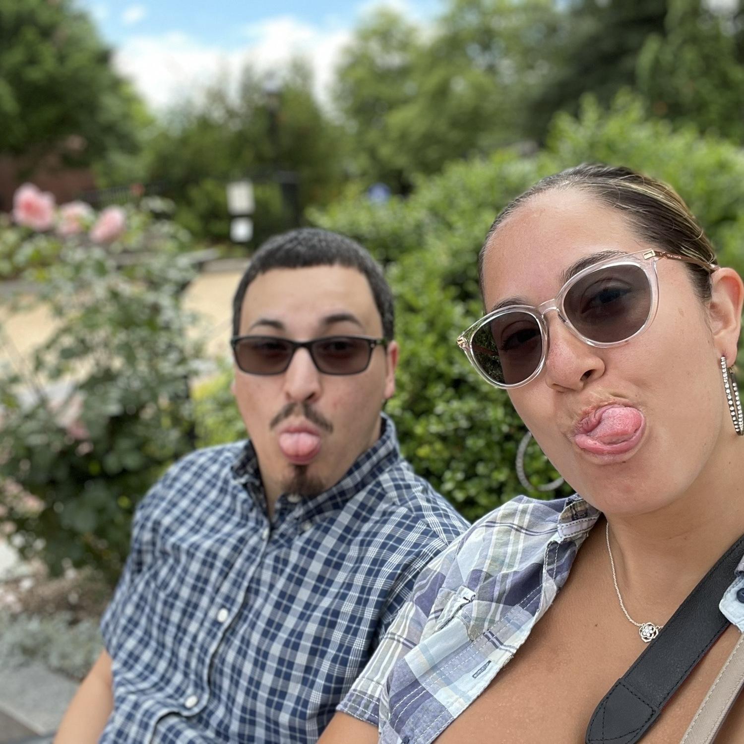 Us being silly in DC