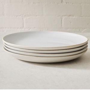 Mill Stoneware Dinner Plates, Natural, Set of 4