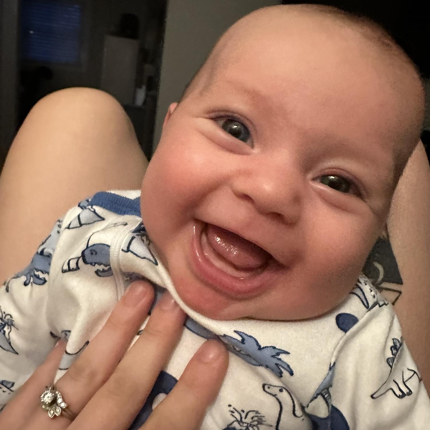 Our happy little man🤍