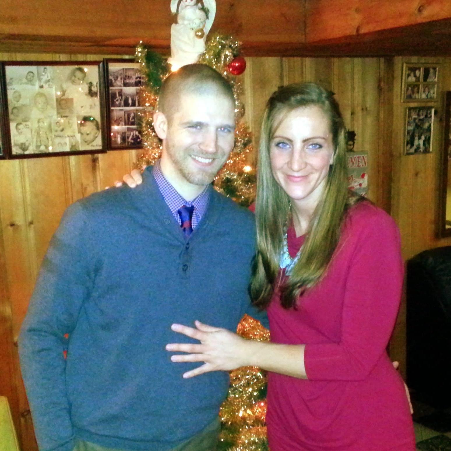 Christmas Eve with family in Grandmom's basement