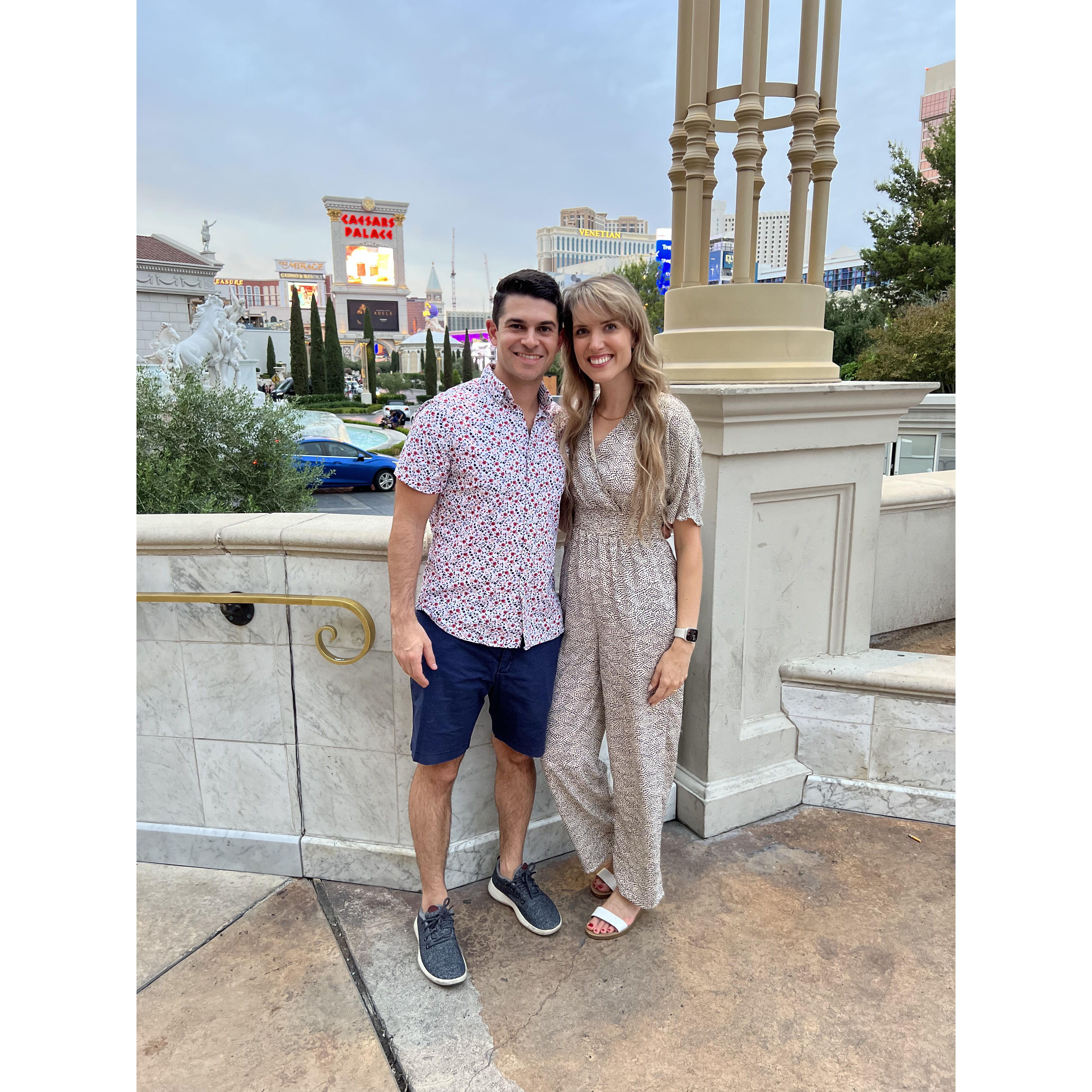 Celebrating Jason's promotion in Vegas 2023