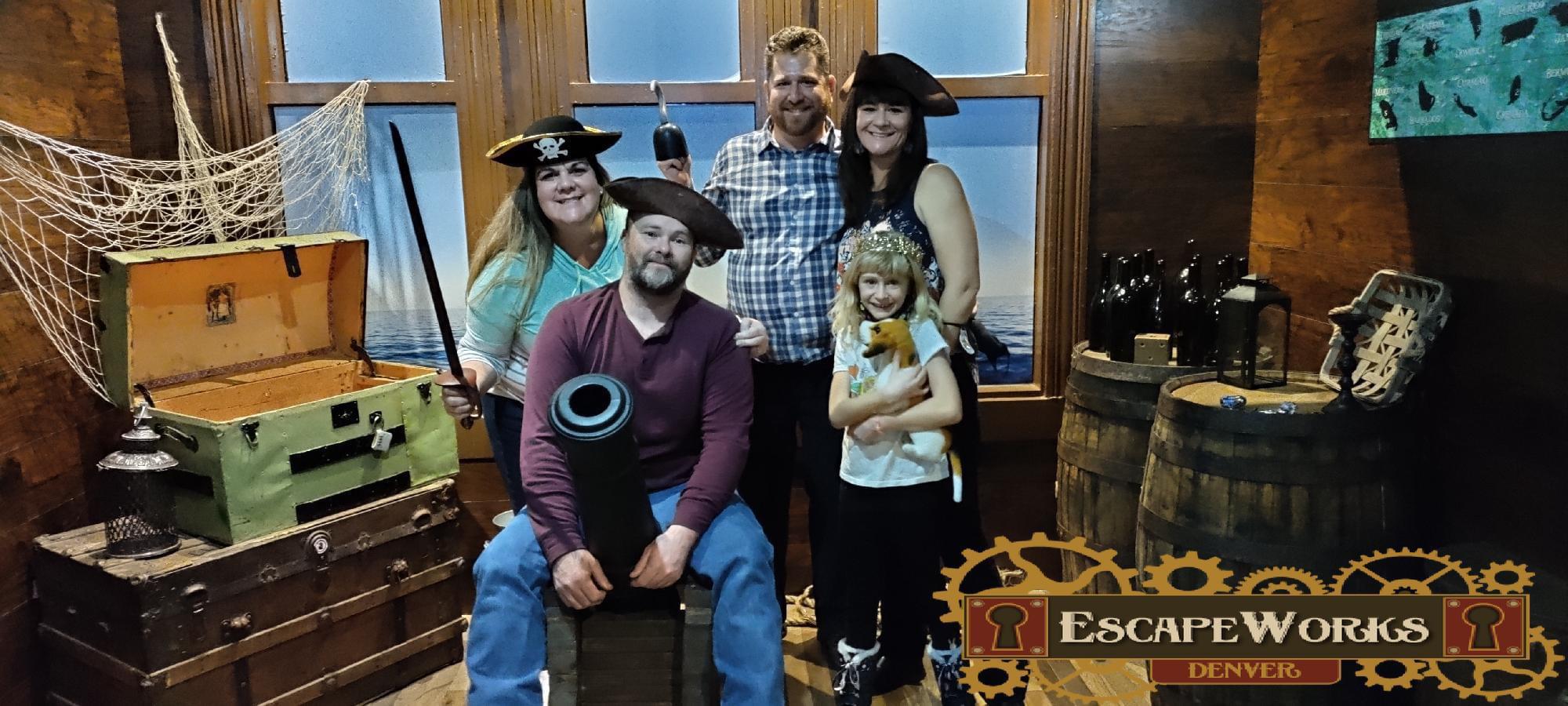 Escape Room for Kevins (Glenns brother-in-law Married to Mandy) Birthday. We almost made it out.