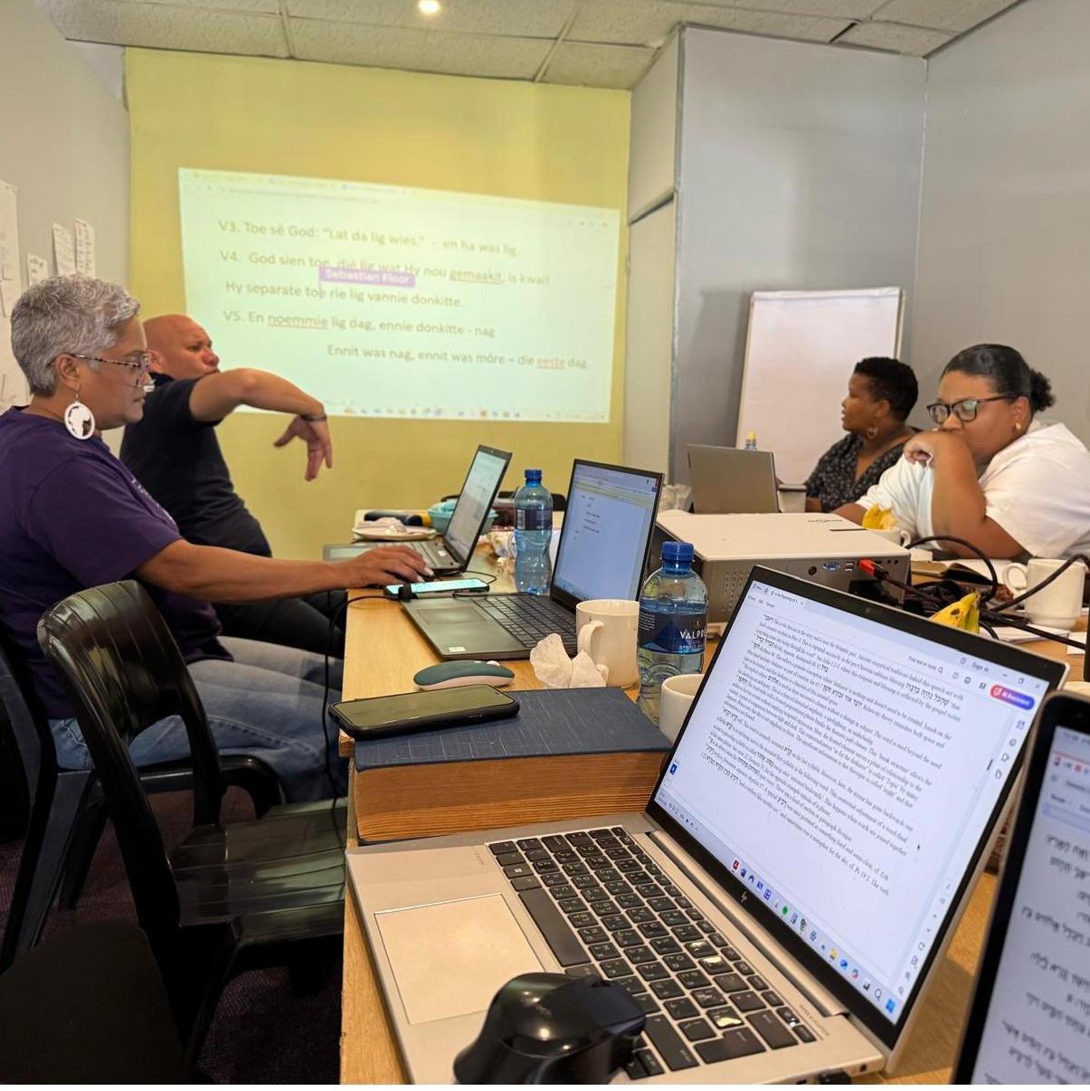 South Africa - With the Koi - Kaaps oral bible translation team - March 2025