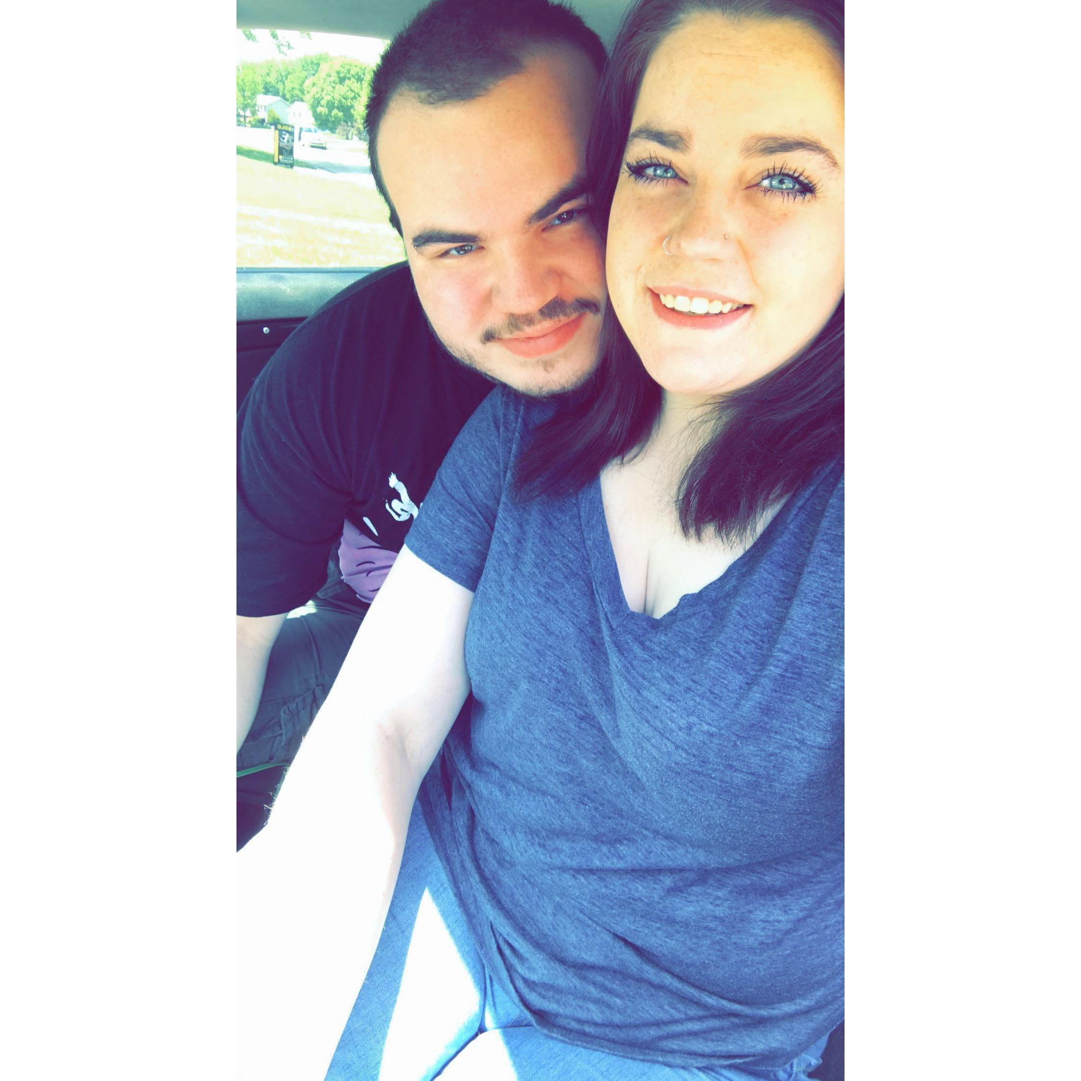 Our first picture ever taken together!