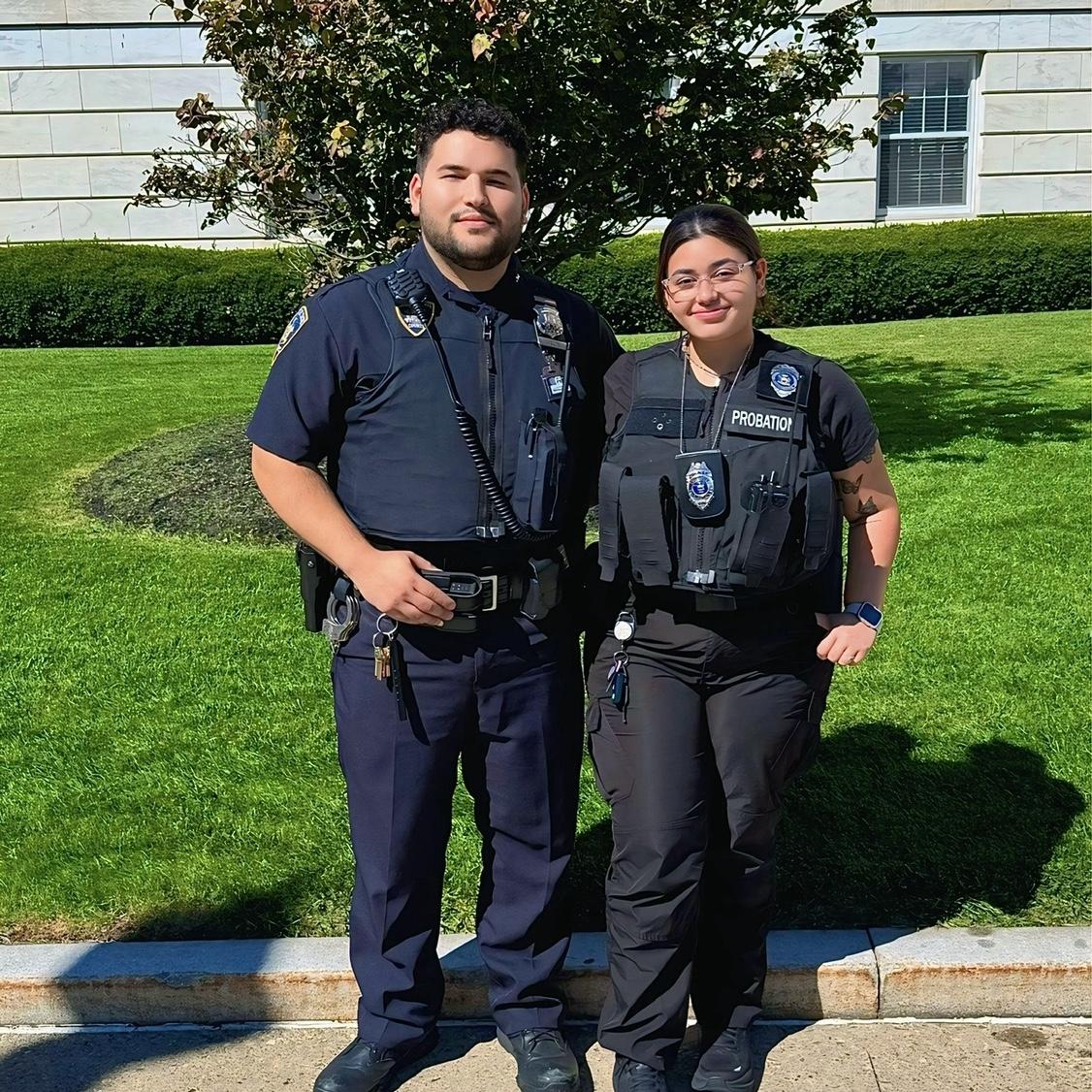 Our current careers in law enforcement together!