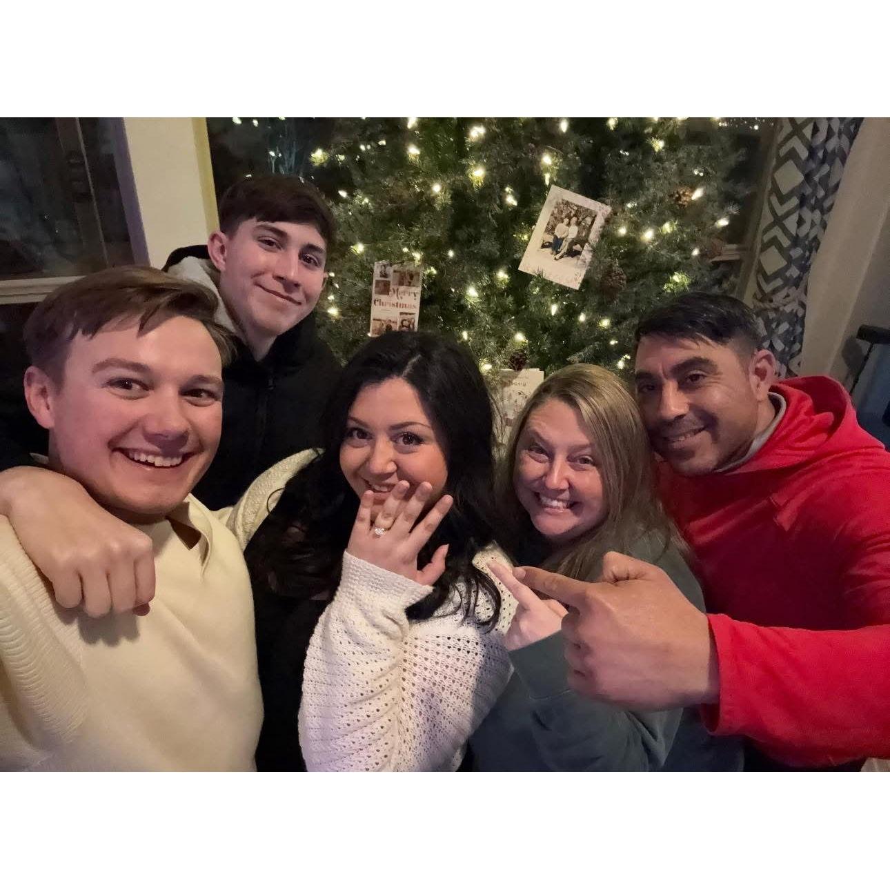 the night we got engaged!!