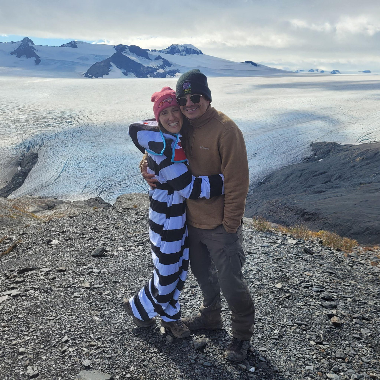 Hiking the Harding Icefield in Kenai Fjords National Park.