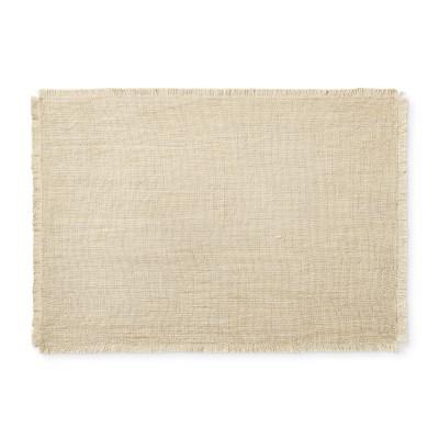 Fringed Placemat, Set of 4, Parchment
