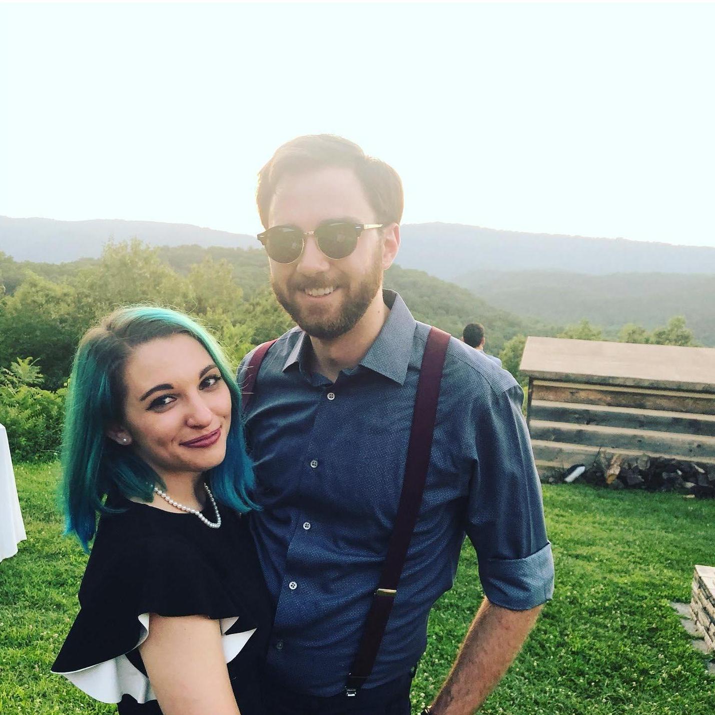 At Matt & M.A.'s wedding in Virginia, 2019.