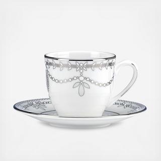 Empire Pearl Espresso Cup & Saucer