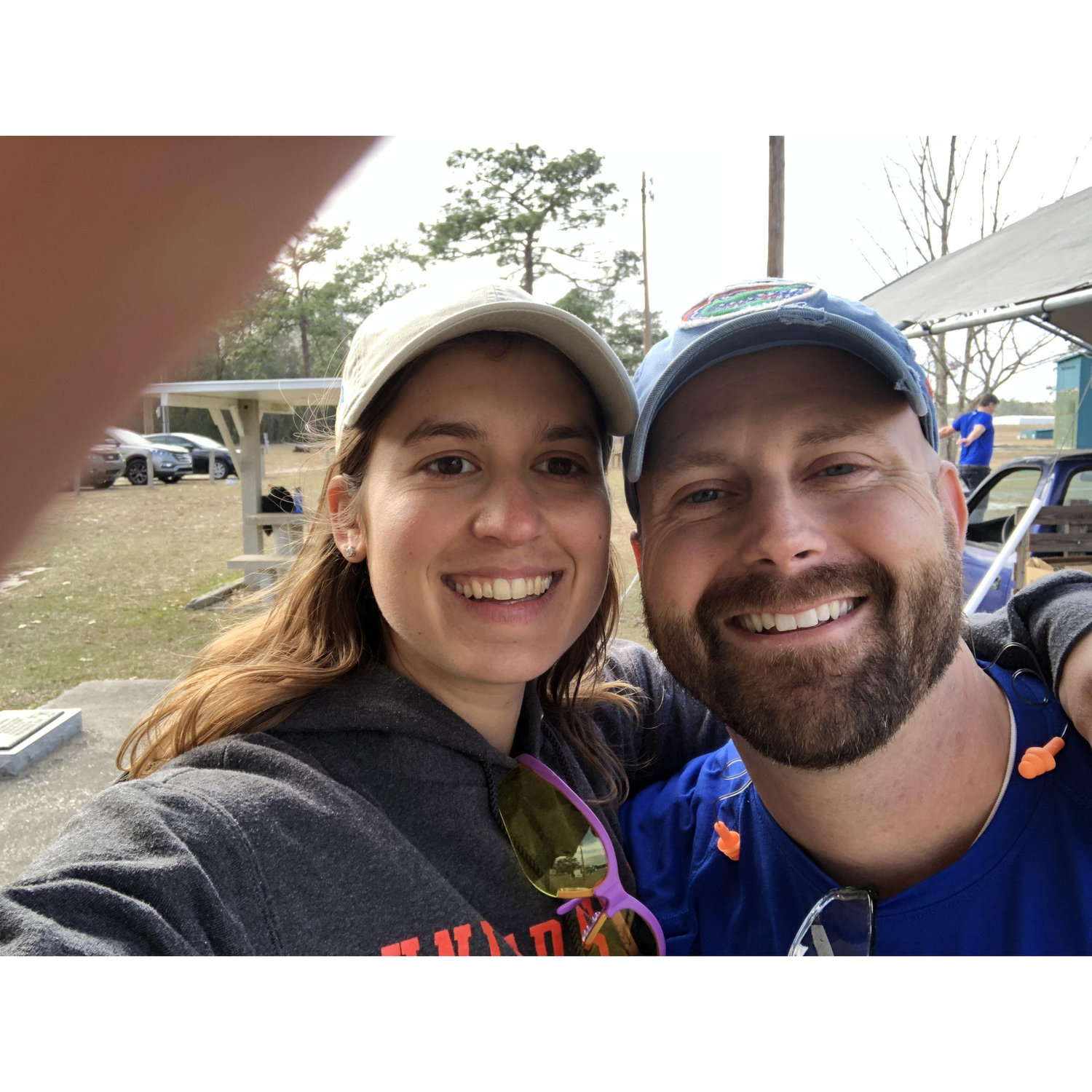 Find yourself a girl who isn't afraid to try new things: like trap shooting. Turns out, she was surgical with that shotgun [get it? *wink wink*]