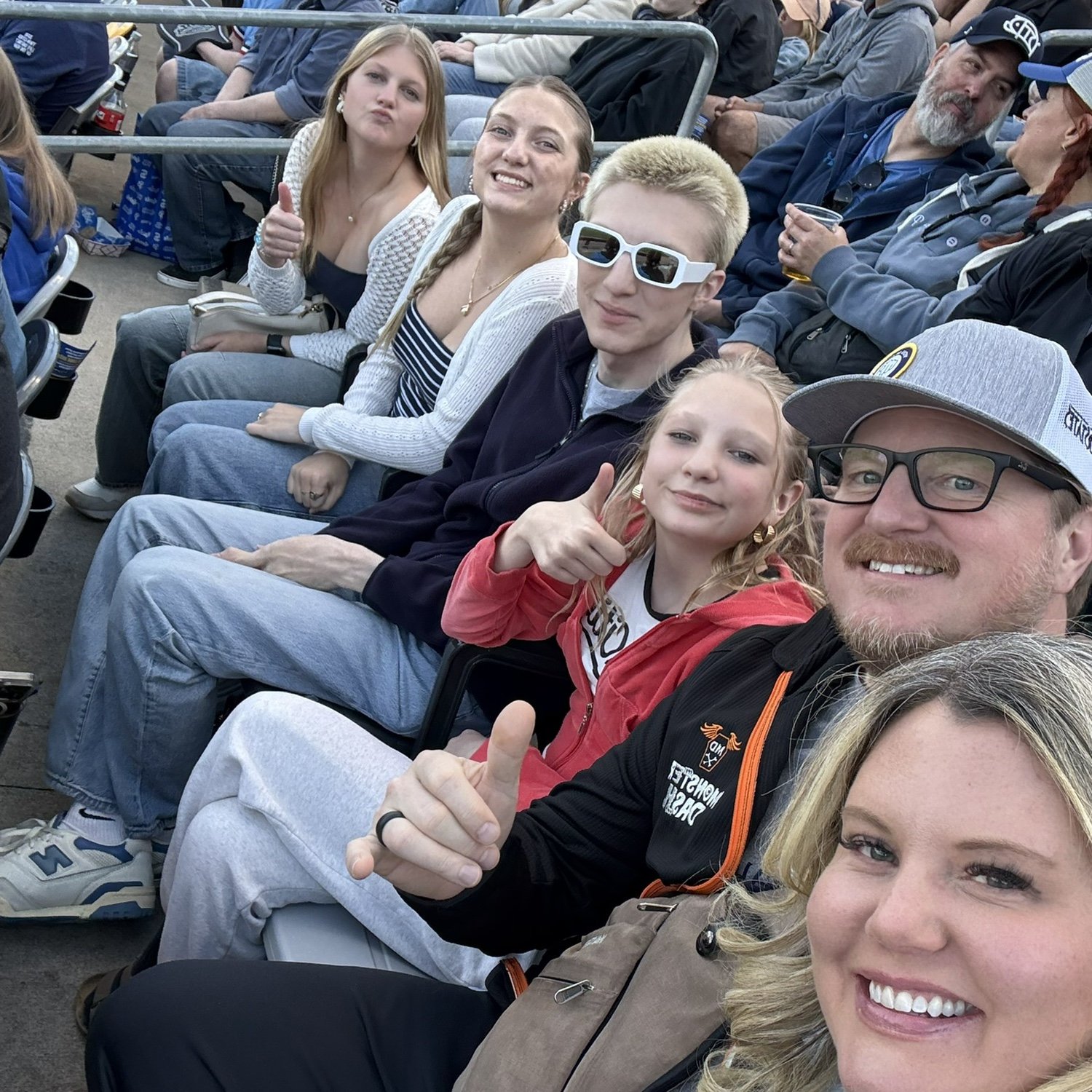 Saints game for Mr. Wright’s birthday