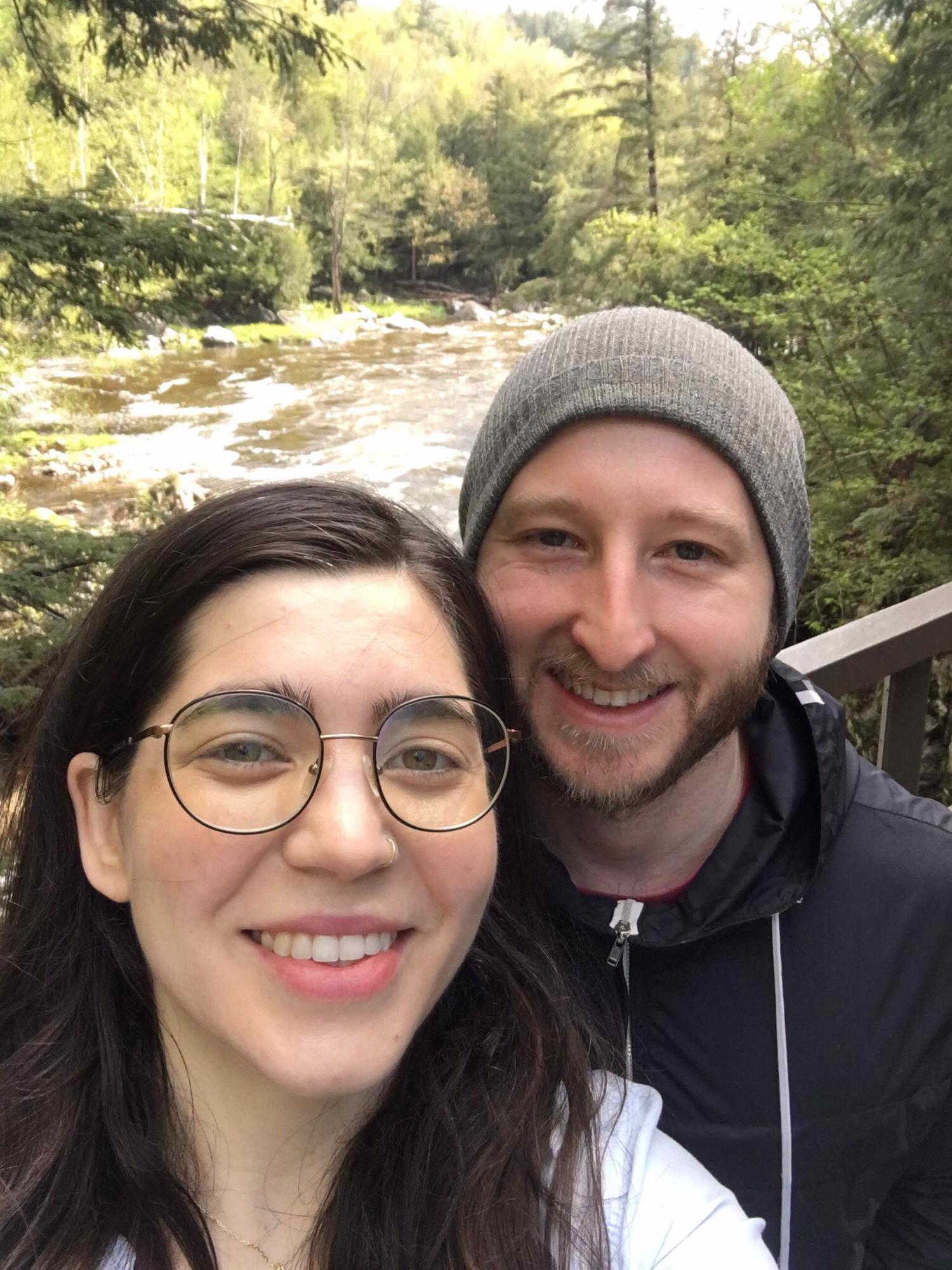 Standing over the Ausable River in High Falls Gorge, just outside Lake Placid.