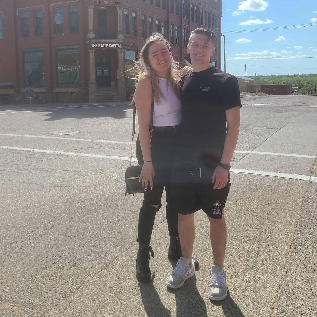 2021, exploring Guthrie, OK with Trenton's family