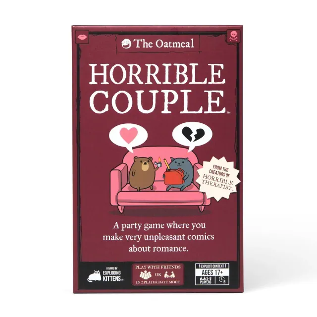 Exploding Kittens Horrible Couple Card Game