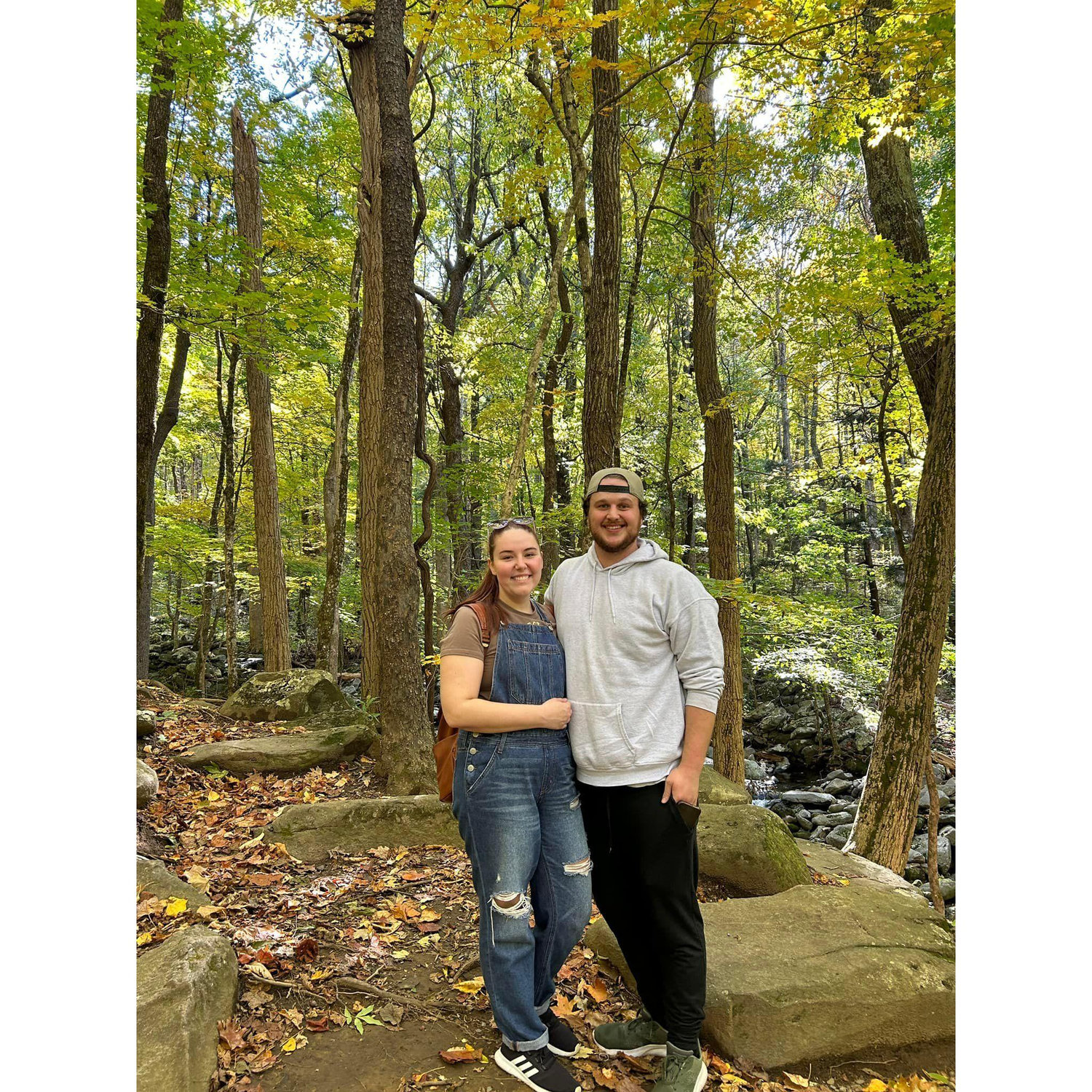 Our first attempt hiking Rainbow Falls in the GSM 2023, from here on out we knew we wanted to travel the world together!