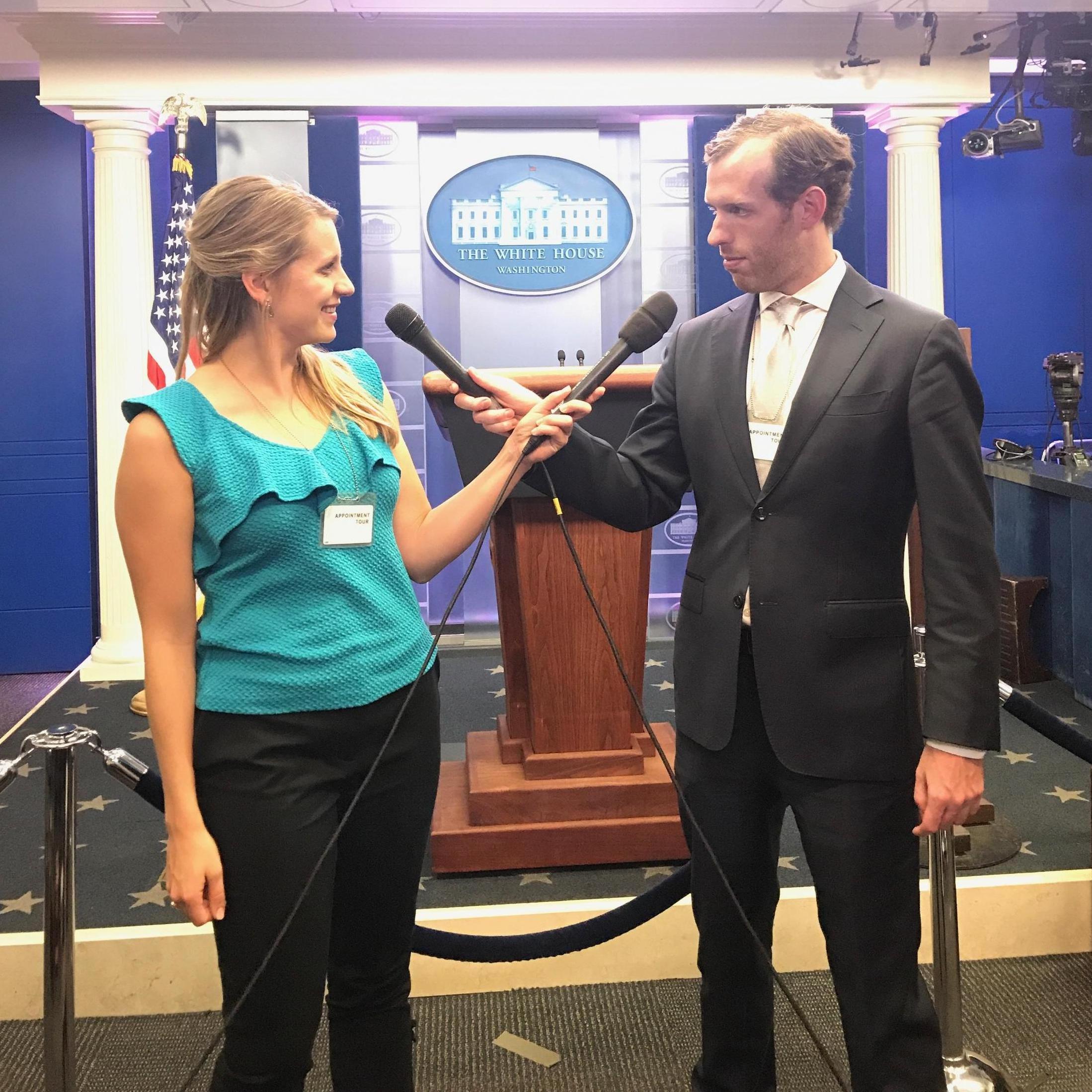 Behind the scenes at the White House Press Room