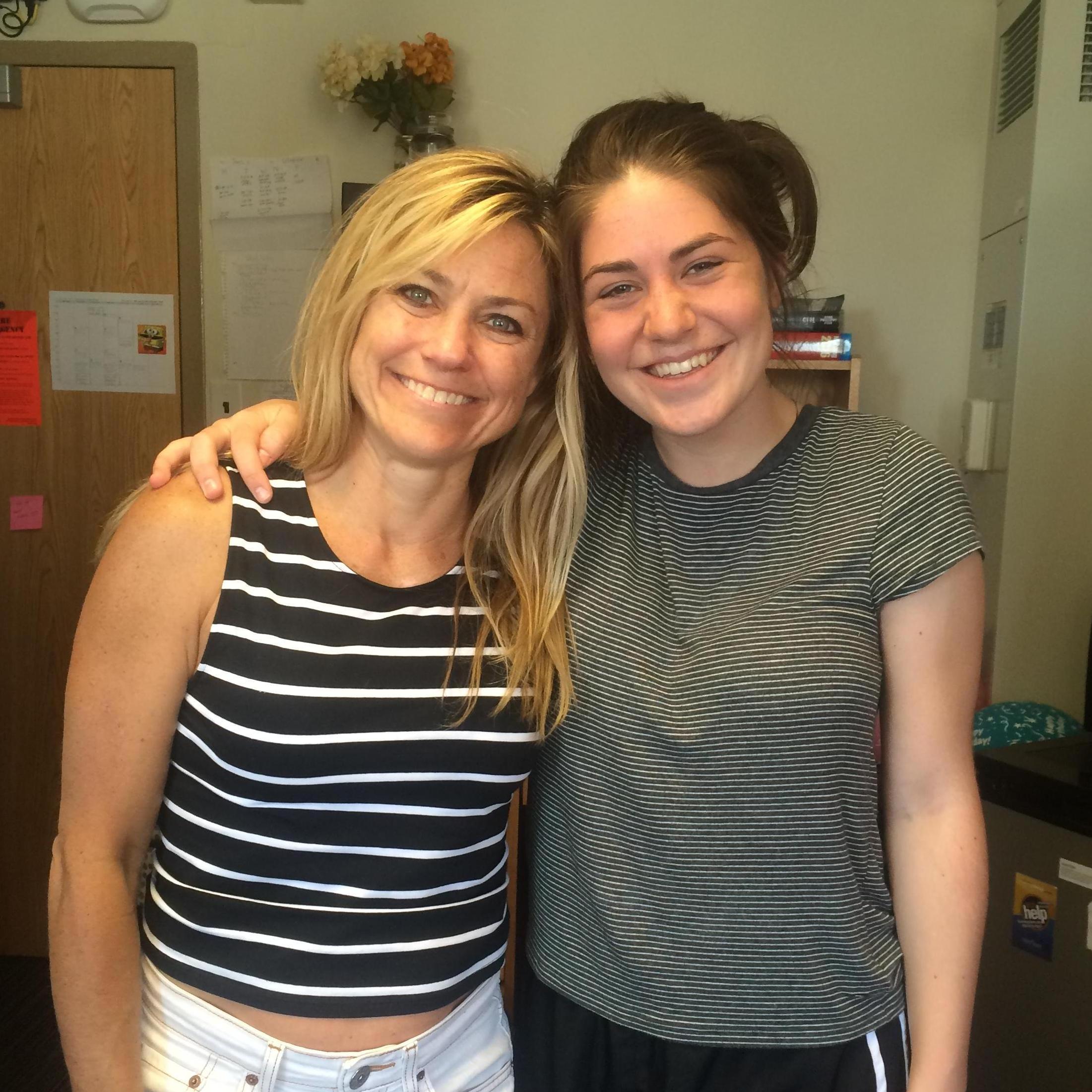 Grace & her mom (Linda)