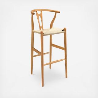 Amish Wood Bar Stool