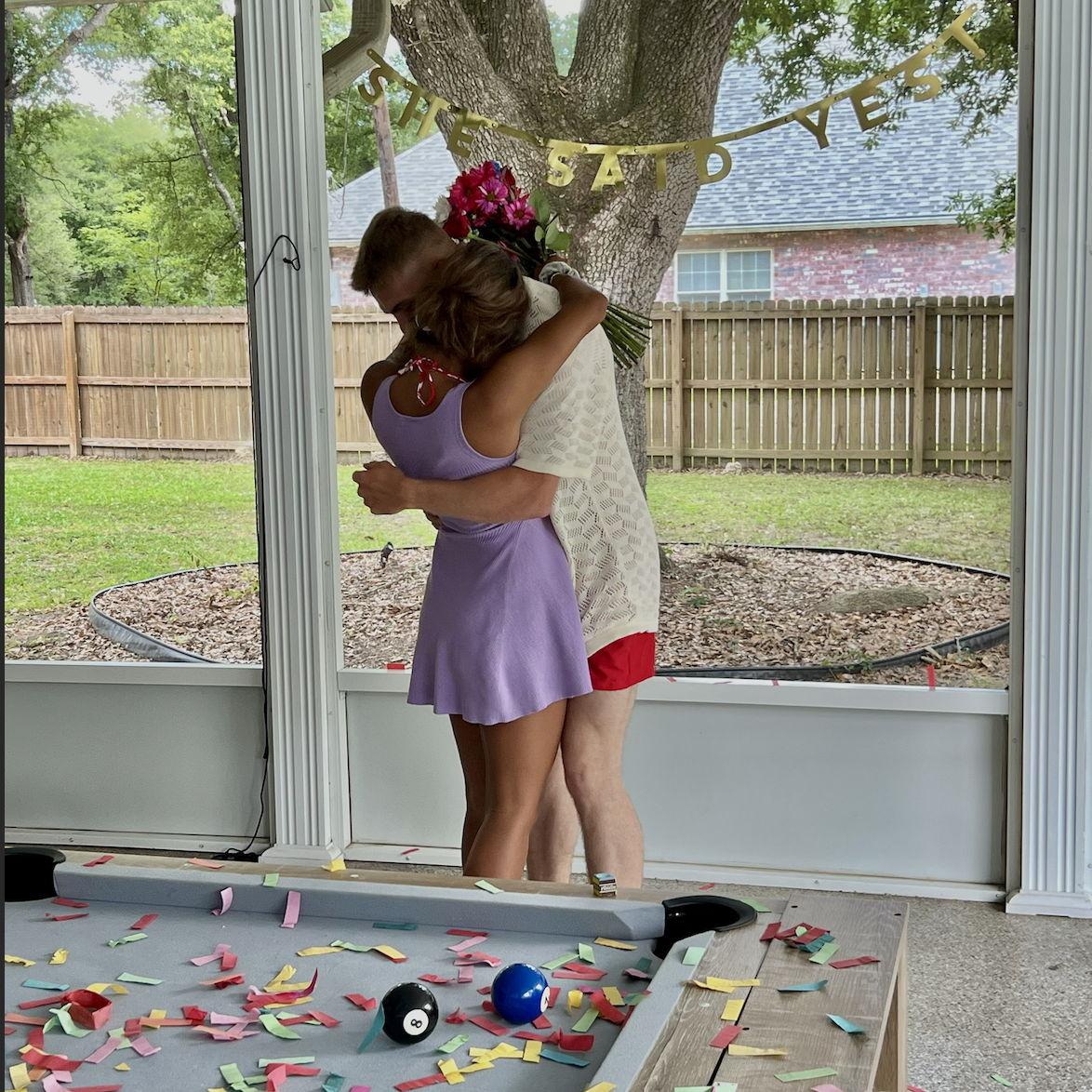 She said YES!!