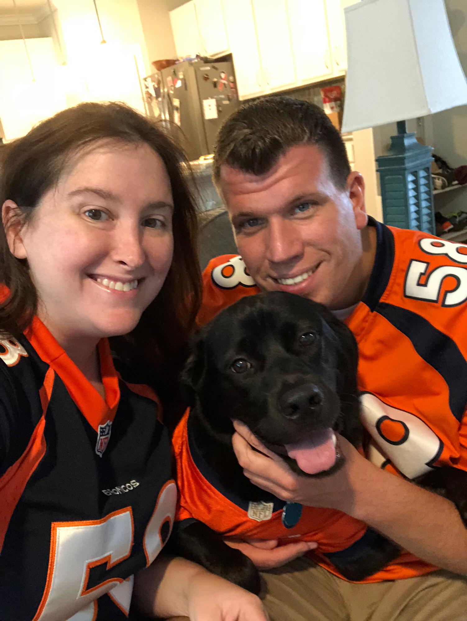 Shifu loves the Broncos too!