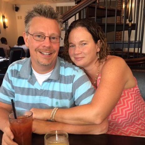 One of our favorite pictures together - celebrating Mike & Felisha's Anniversary with a Sunday brunch.