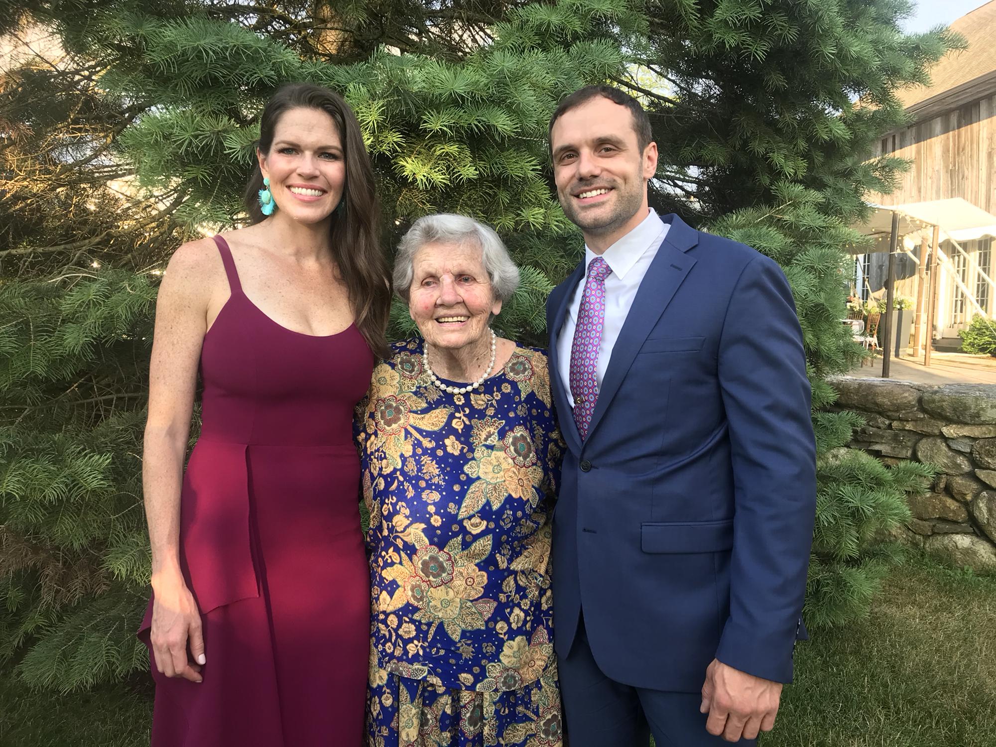 Meeting Bethany's Grandmother in person for the first time, 6/2019.
