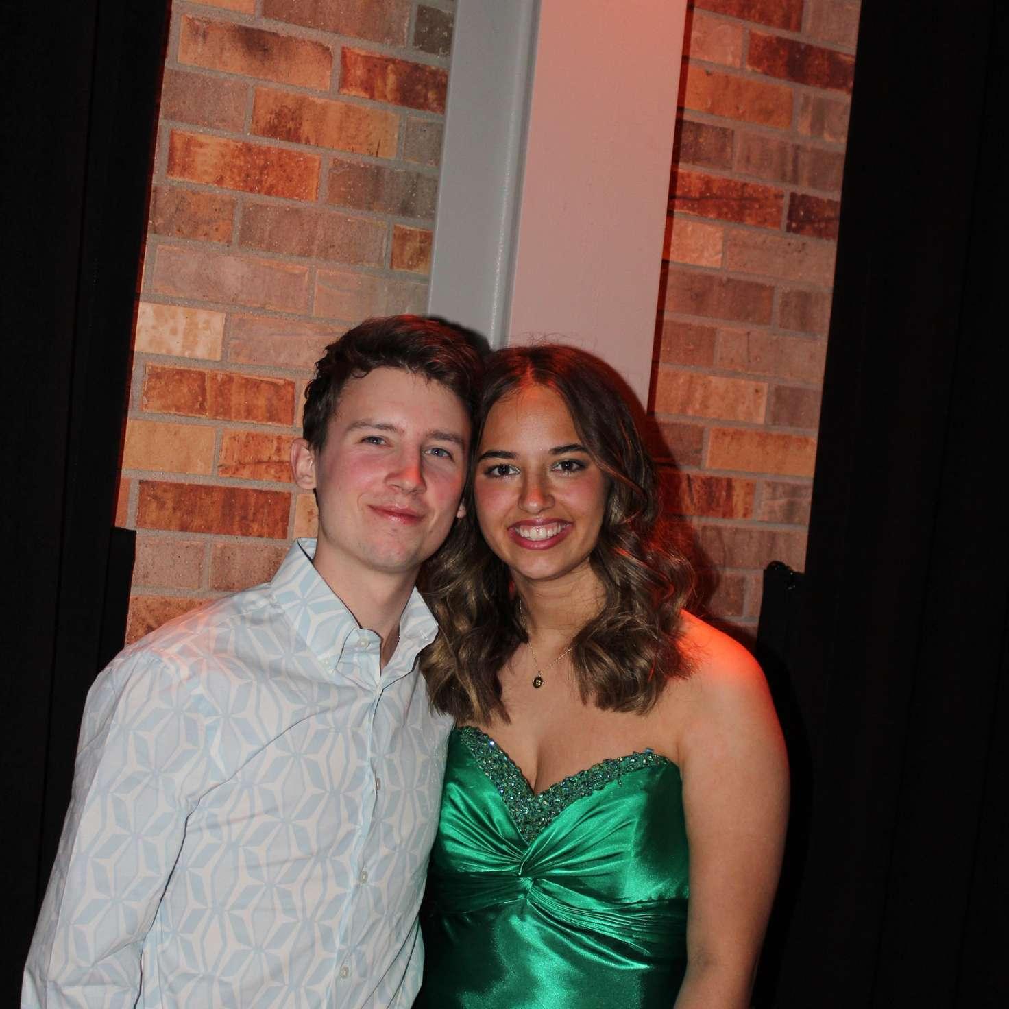 Trinity's Last Sorority formal! Ben came to every formal with her for over 4 years!