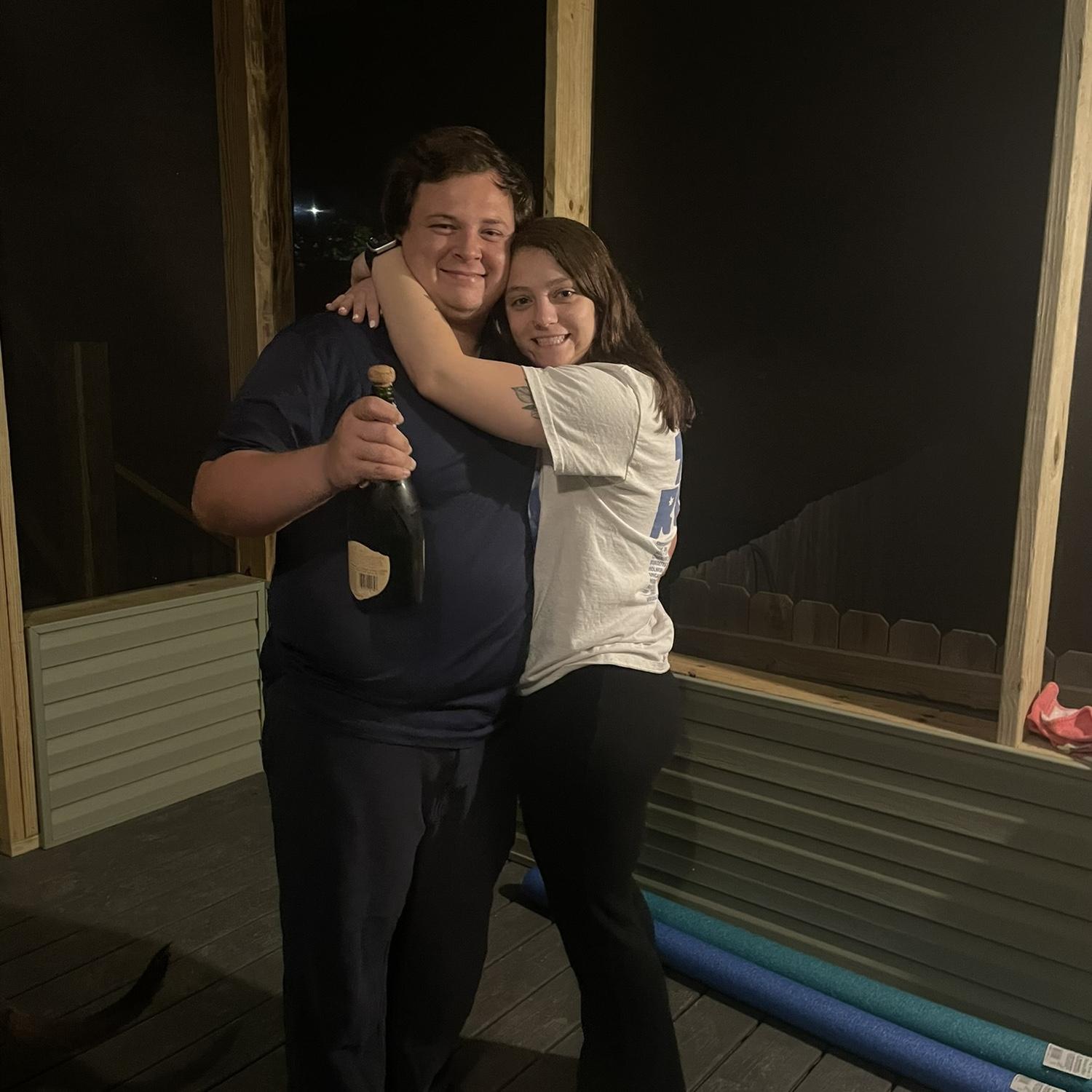 Celebrating our engagement!