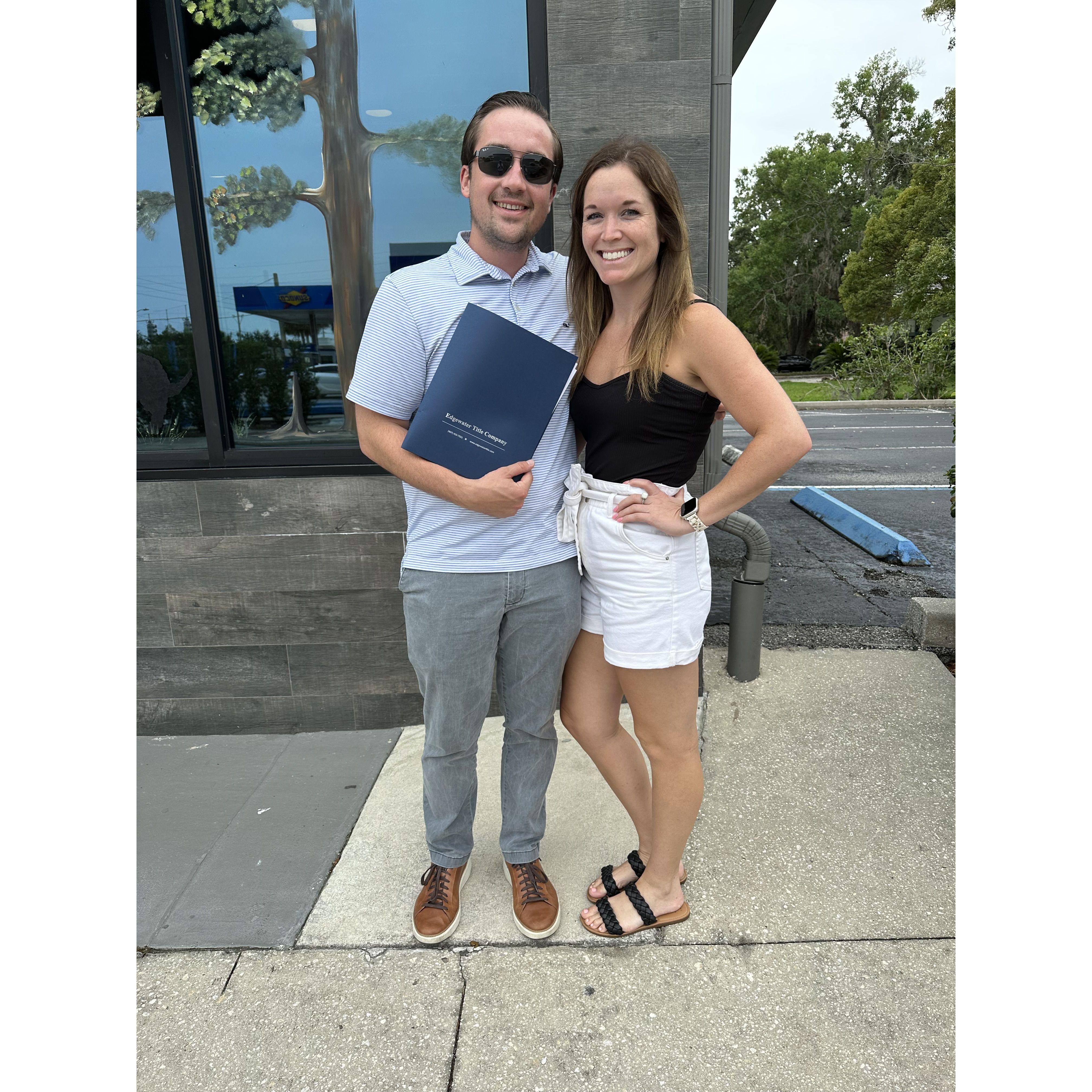 Closing on our first home!