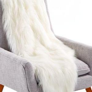 Lacourte - Flokati 50 x 60 Faux-Fur Throw, Created for Macy's