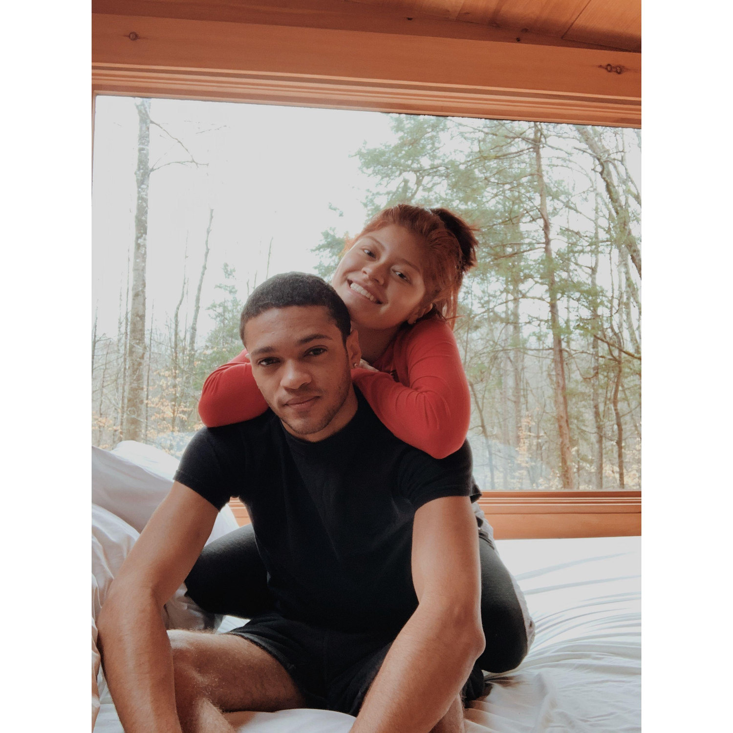 Our last trip in 2020, days before the pandemic shut down, surrounded by nature and chocolate chip pancakes.