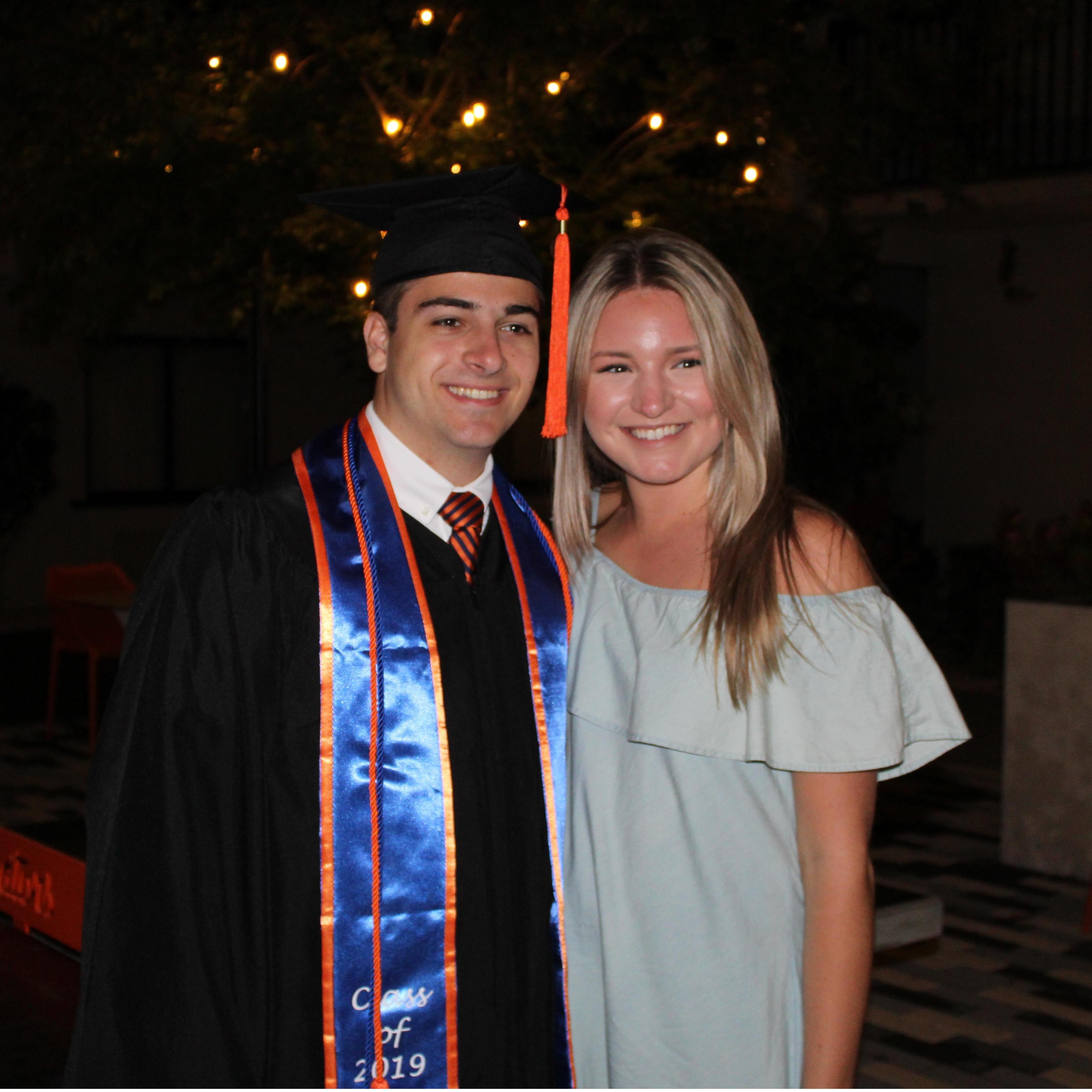 Anthony's college graduation from University of Florida, May 2019.