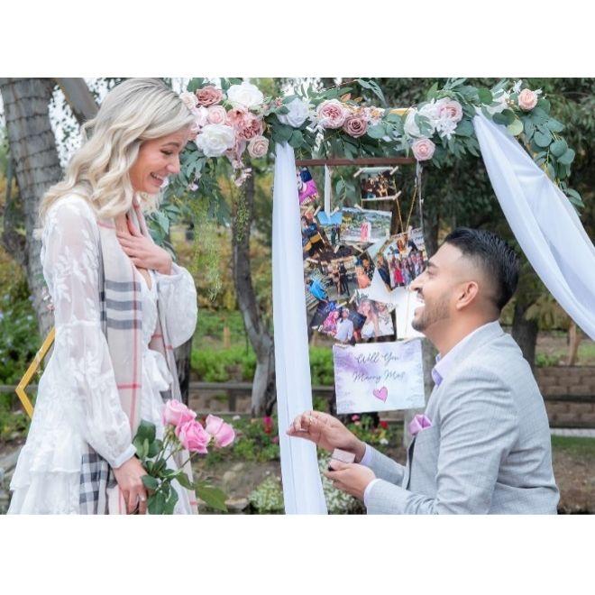 Vedang picked up where he left off, delivering a beautiful speech and presented her with a stunning engagement ring.