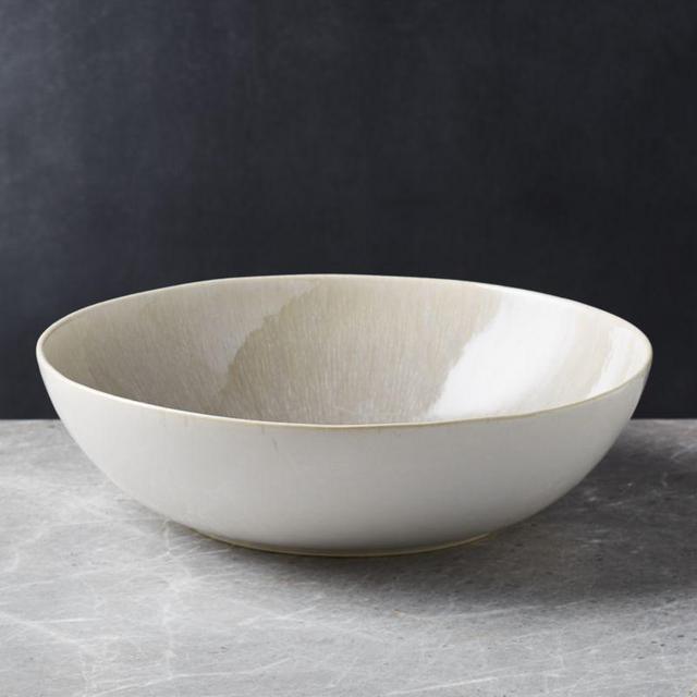 Caspian Grey Reactive Glaze Serving Bowl