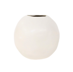 Large Sphere Vase Matte White