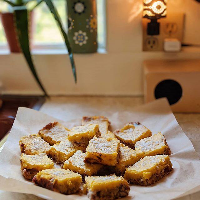 May 5th, 2018:
Strawberry lemon bars Samantha made while Emilio's stepdad, Scott, was visiting!