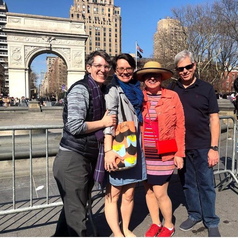 A spring weekend in NYC with Courtney's mom and step father in 2019.