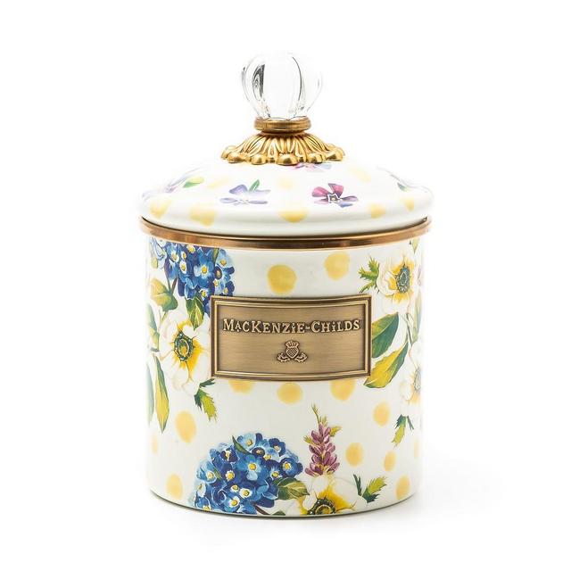 Mackenzie-Childs Wildflowers Enamel Canister, Small