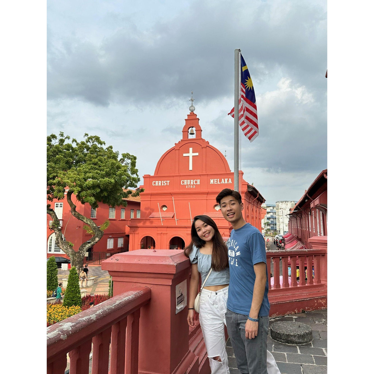 Hillson being a tourist in Melaka