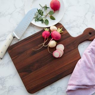 Wide Teak Paddle Board